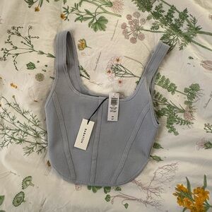 Aritzia Babaton Sculpt Knit Bustier Tank